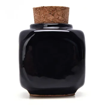

1 Pcs/lot Porcelain Material Black Color Nail Art Acrylic Glass Dappen Dish Liquid Powder Container Practical