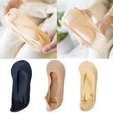 3D арочный массаж ног, забота о здоровье, женские летние носки, ледяные шелковые носки, поддержка арки, силикагелевые носки, невидимые тапочки, 1 пара