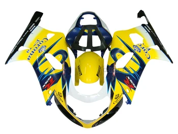 

For Suzuki GSXR600 GSXR750 K1 2001-2003 Bodywork Fairing Kit Yellow Black