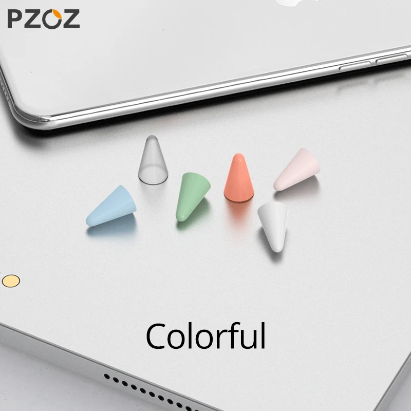 PZOZ, 8 шт., защитный чехол для Apple Pencil, 1, 2 шт, стилус, Penpoint, силиконовый защитный чехол для Apple Pencil2, чехол