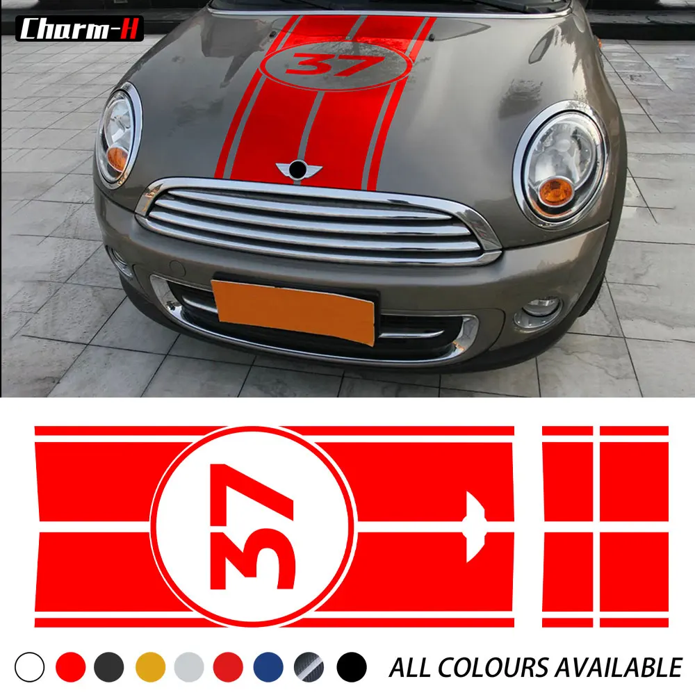 Автомобильный капот декор багажника для Mini Clubman R55 наклейки на заднее стекло