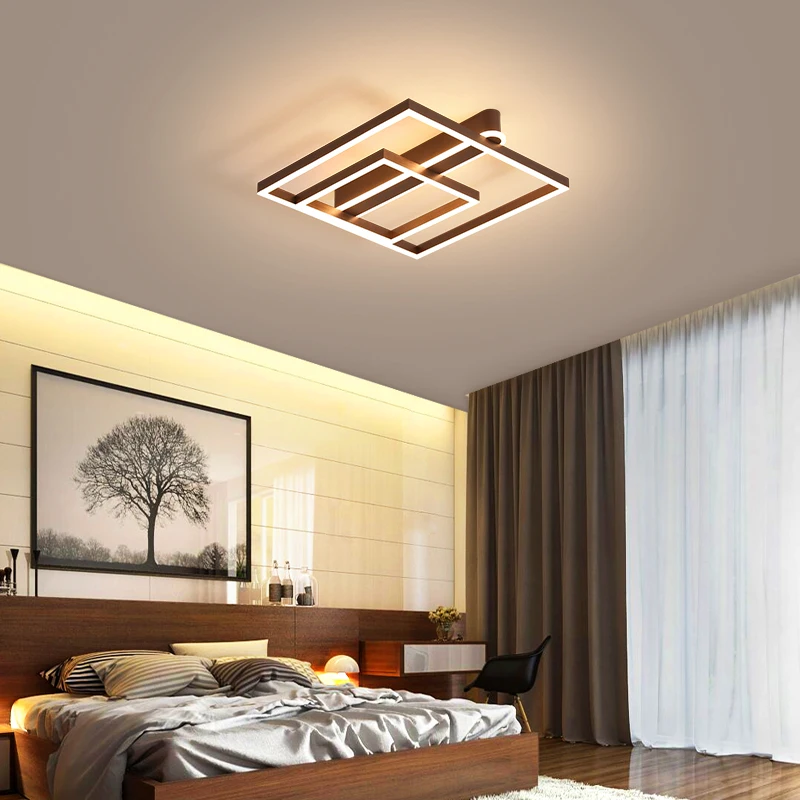

Ceiling chandelier for living room bedroom Round circle rings Modern lustre avize home LED Modern Chandelier Lighting