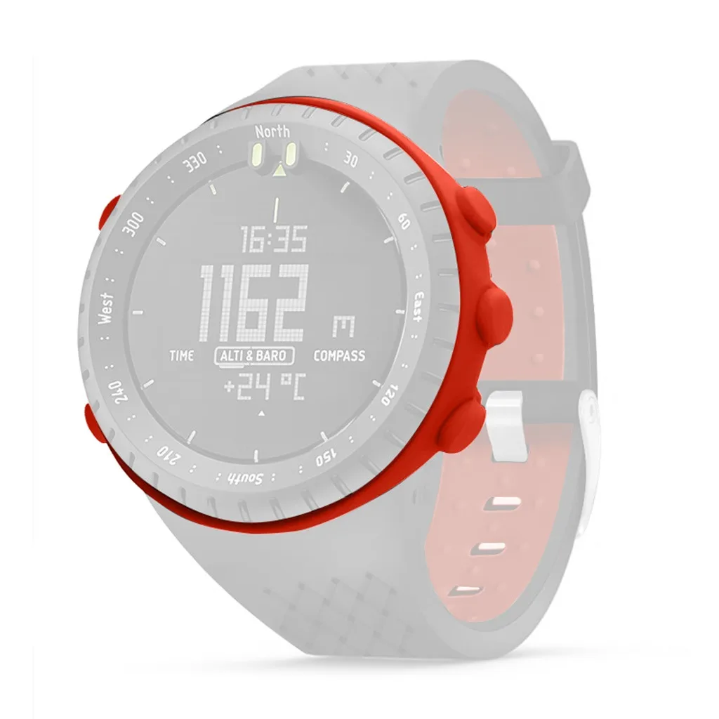 Ouhaobin защитный чехол для SUUNTO CORE браслет часы силиконовый мягкий протектор Часы Мягкий чехол оболочка силиконовая рамка 826#2