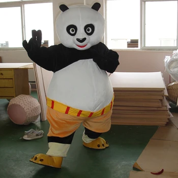 

Cartoon Chinese Panda Bear Mascot Costume Suits Christmas Party Dress Cosplay Panda Costume Kid Birthday Party Costume Outfit