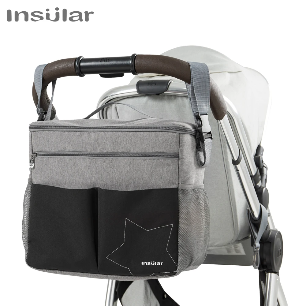 Hot Item Diapers-Bag Stroller Mommy-Bag Insulation Travel Baby Large-Capacity Outdoor Polyester kblRDy6qn