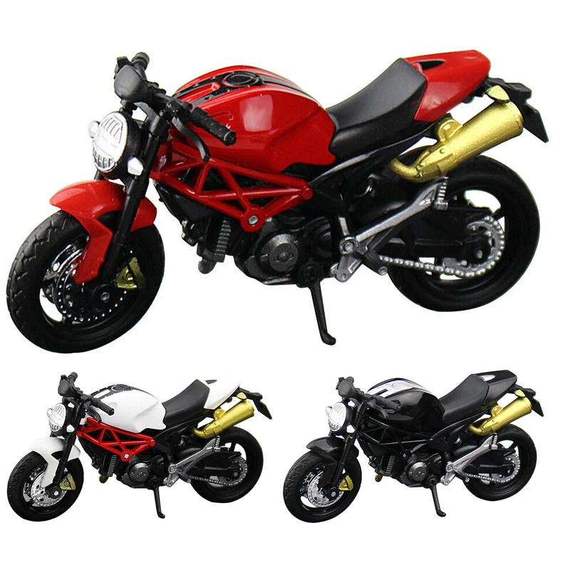 Simulation Motorcycle Model Toy 1:18 Scale Motorbike Collection Decoration for Children B99