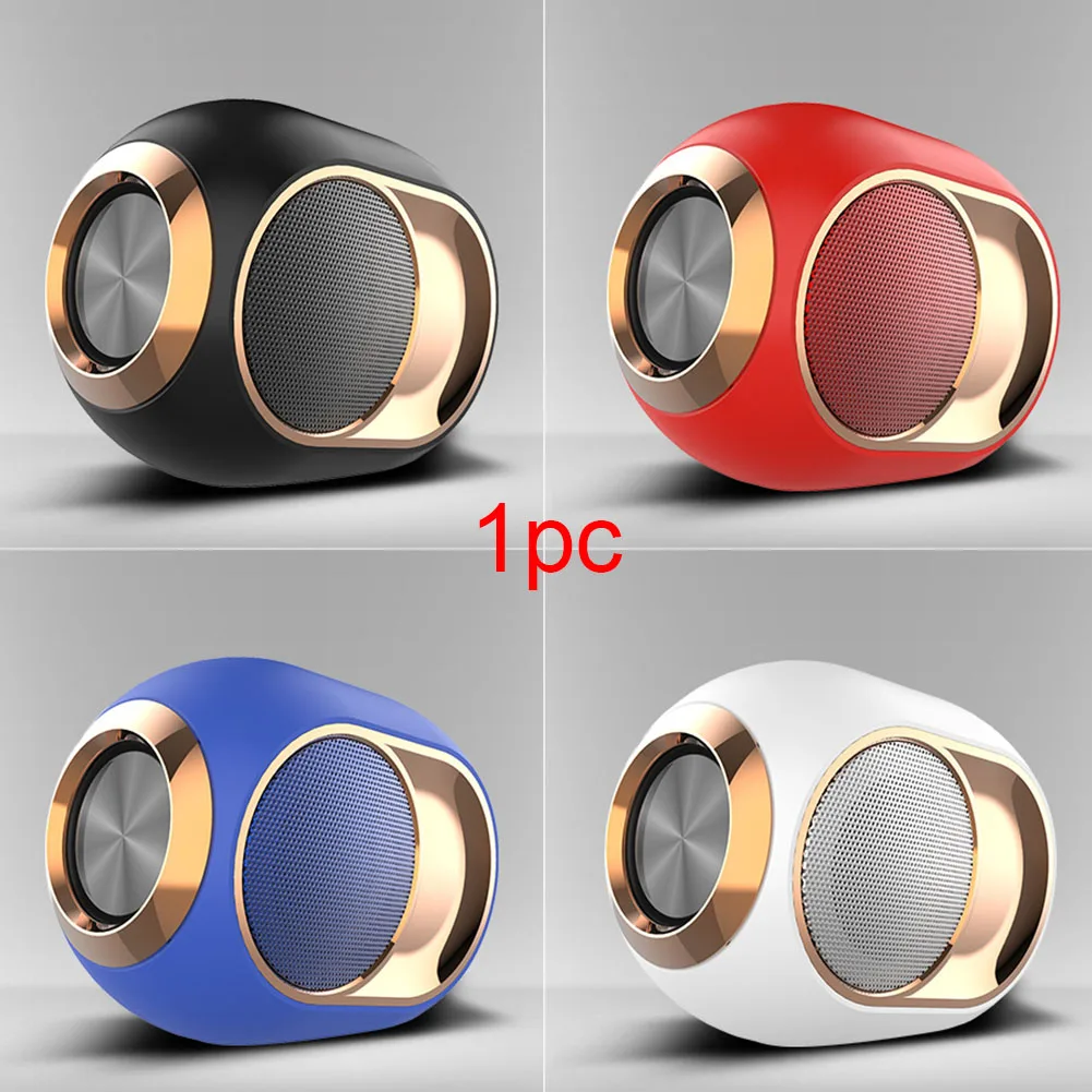 Открытый портативный 3D беспроводной Bluetooth динамик с микрофоном HIFI Hands Free вызов бас Поддержка TF карта FM радио usb зарядка