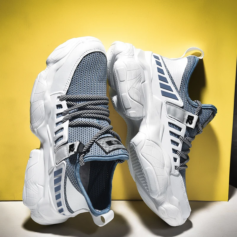 

men sneakers 2019 trending running shoes lightweight breathable footwear sport shoes for men male shoe fly knit large size