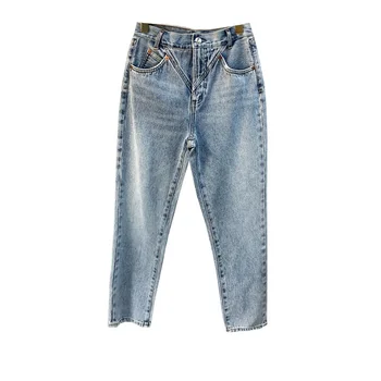 

Women Jeans Pants 2020 Spring and Summer Washed Light Skinny Pencil Women