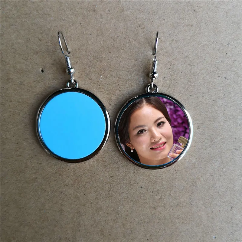 ROUND Dangle Earrings SUBLIMATION Blanks Wholesale Earring