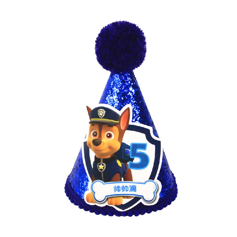 Paw Patrol/вечерние шляпы на день рождения, Аниме фигурки, вечерние украшения для детских игрушек, рождественские подарки 2D63