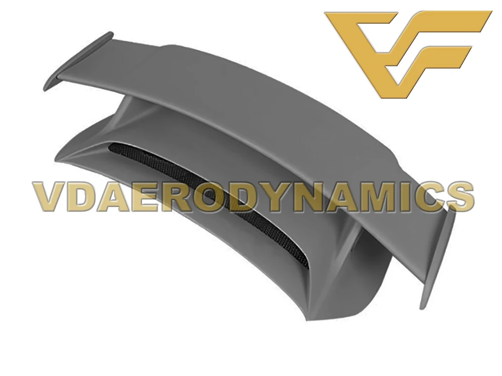 Подходит для 11-14 991 991,1 Porsche 911 Carrera S 4 4S VAD-GT3 пластик, армированный волокном, углеродное волокно спойлер на задний багажник, крыло с GT3 база - Цвет: Fiberglass