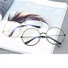 Big Round Glasses Transparent Women's Eyewear Frames Metal Clear Lens zeros Optical Frames Myopia Nerd Fashion Glasses Frame ► Photo 2/6