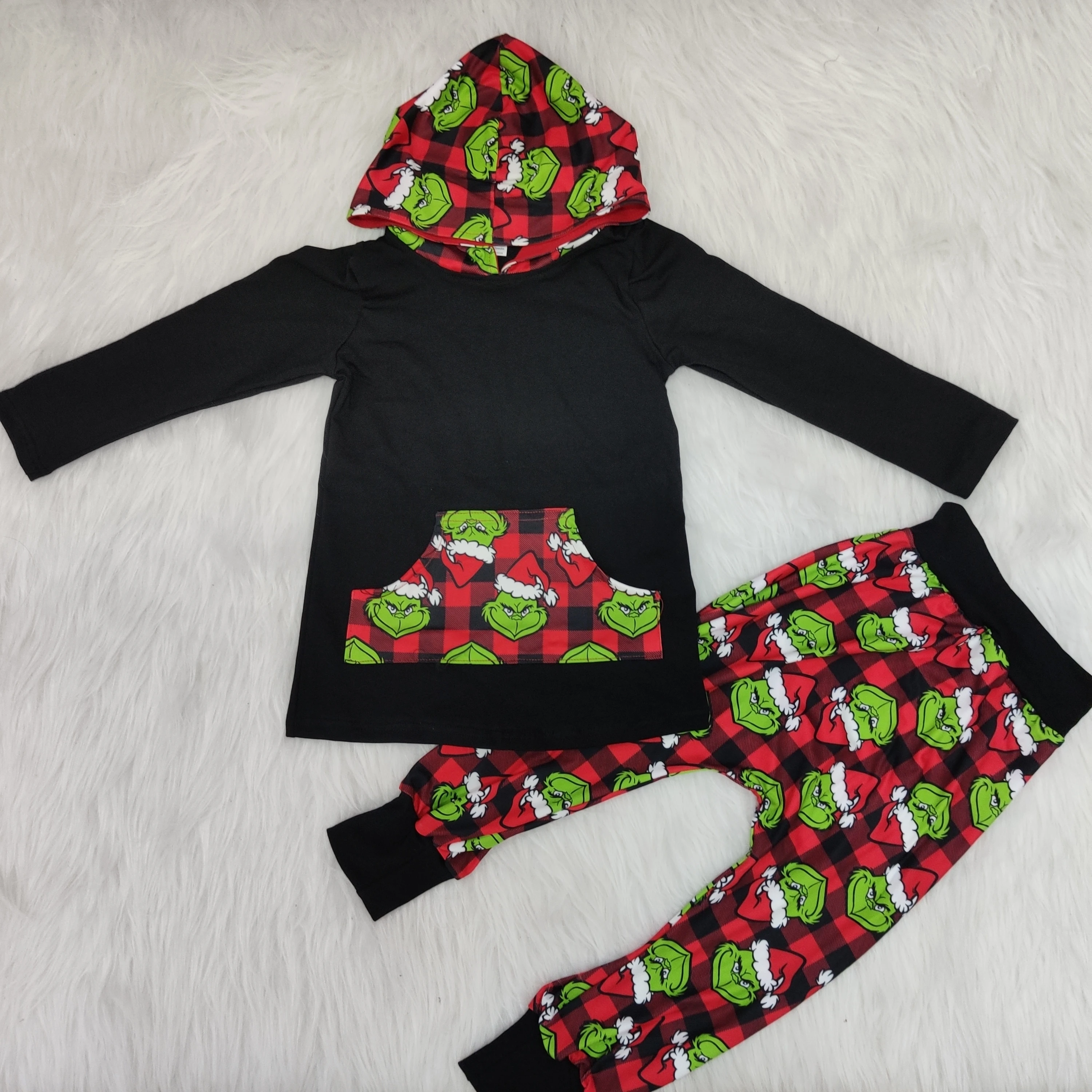 

Fashion hoodie set for baby boy autumn thin section support wholesale