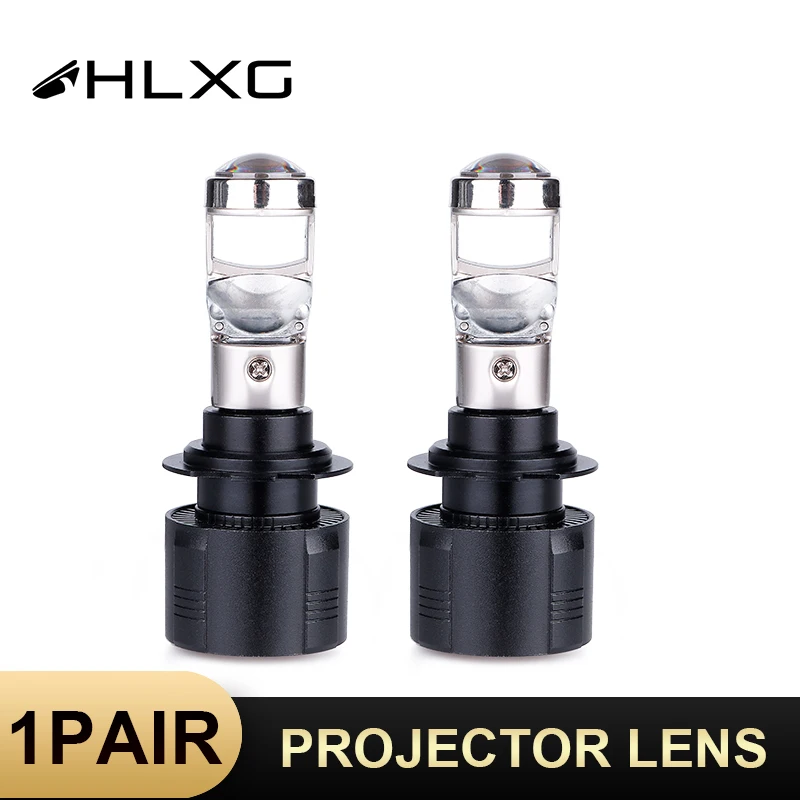 Светодиодные лампы HLXG H7 для автомобильных фар HB3 9005 HB4 9006 H11 H8|Передние LED-фары авто|