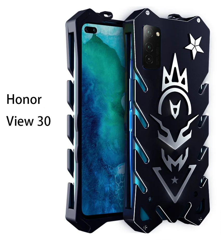 Для huawei Honor View 30 ZIMON противоударный сверхпрочный бронированный металлический алюминиевый чехол для телефона для huawei Honor View 30 V30 чехол