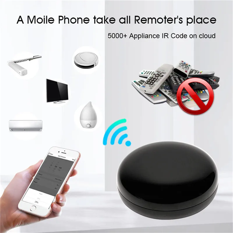 Wifi Smart IR Remote Control Hub UFO-R1 Infrared Universal Smart Life Tuya APP One for All Control TV Voice Timming Control