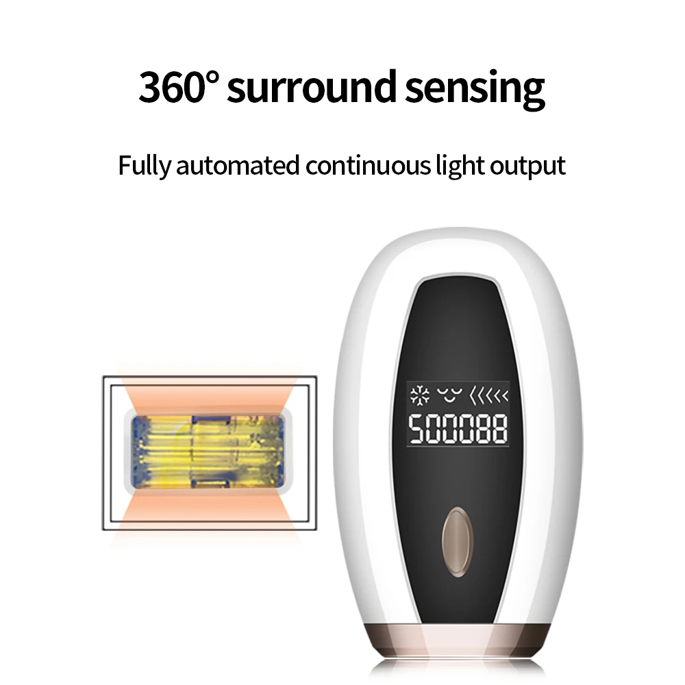 

Laser Hair Removal Instrument Epilator Small IPL Photon Whole Body Hair Removal Machine Permanent Device Personal Care Applianc