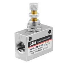 Пневматический Механический клапан из сплава с ручным управлением ASC-08