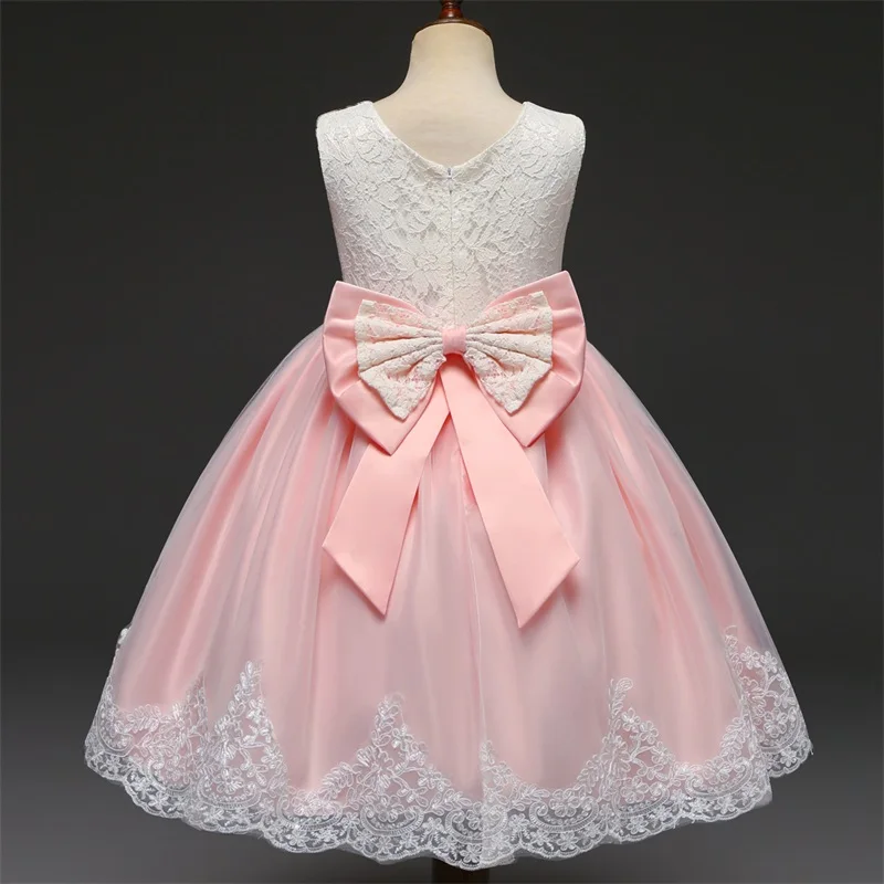 Костюм для первого дня рождения; платья для маленьких девочек; Детские платья; праздничное платье принцессы; Одежда для маленьких девочек; vestidos; одежда для детей - Цвет: pink1