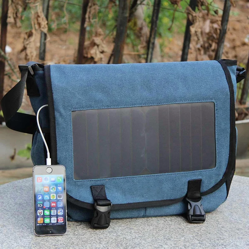Solar Backpack with High Efficiency Solar Panel Bag Solar Charger Pack for Iphone Ipad Samsung Gopro Cameras