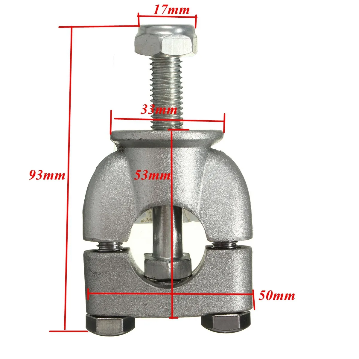 2x7/8 ''22 мм Монтажный руль для мотоцикла RisersClamp с серебряным креплением Riser Clamp мотоцикл