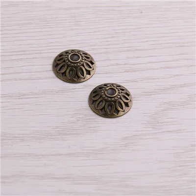 Antique Bronze Сладкий колокольчик 120 шт 5*14*14 мм два цвета сосуд полый цветок DIY разделенные ювелирные изделия Аксессуары Подвески для изготовления ювелирных изделий - Окраска металла: Antique Bronze