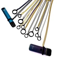 Металлический шнурок Куба цепочка из змеиных костей стручок с Vape кольцо для Relx alpha Uwell CALIBURN VINCI AVP RPM40 Yooz Zero Iqos