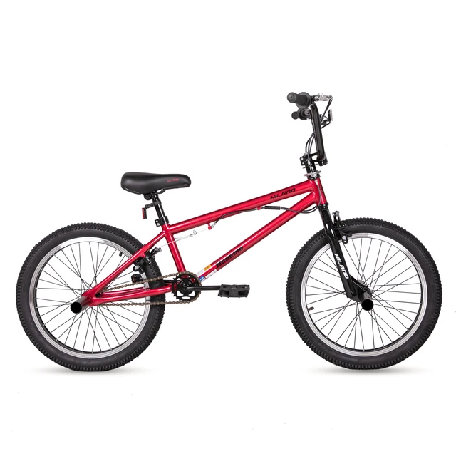 HILAND Bicicleta de acero Freestyle BMX, bici acrobática de doble pinza, Serie 10 20 pulgadas|Bicicleta| -