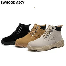 Ботильоны; Мужская Армейская Обувь; мужские ботинки; Военная обувь из натуральной кожи; модные армейские ботинки; дизайнерская мужская обувь высокого качества