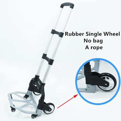 N/Brand Folding Hand Truck,Sack Trolley-150KG Load Capacity,stretchable Heavy-Duty Barrow Cart Trolley Luggage Cart with Rubber Wheels for Shopping Industrial Travel Use