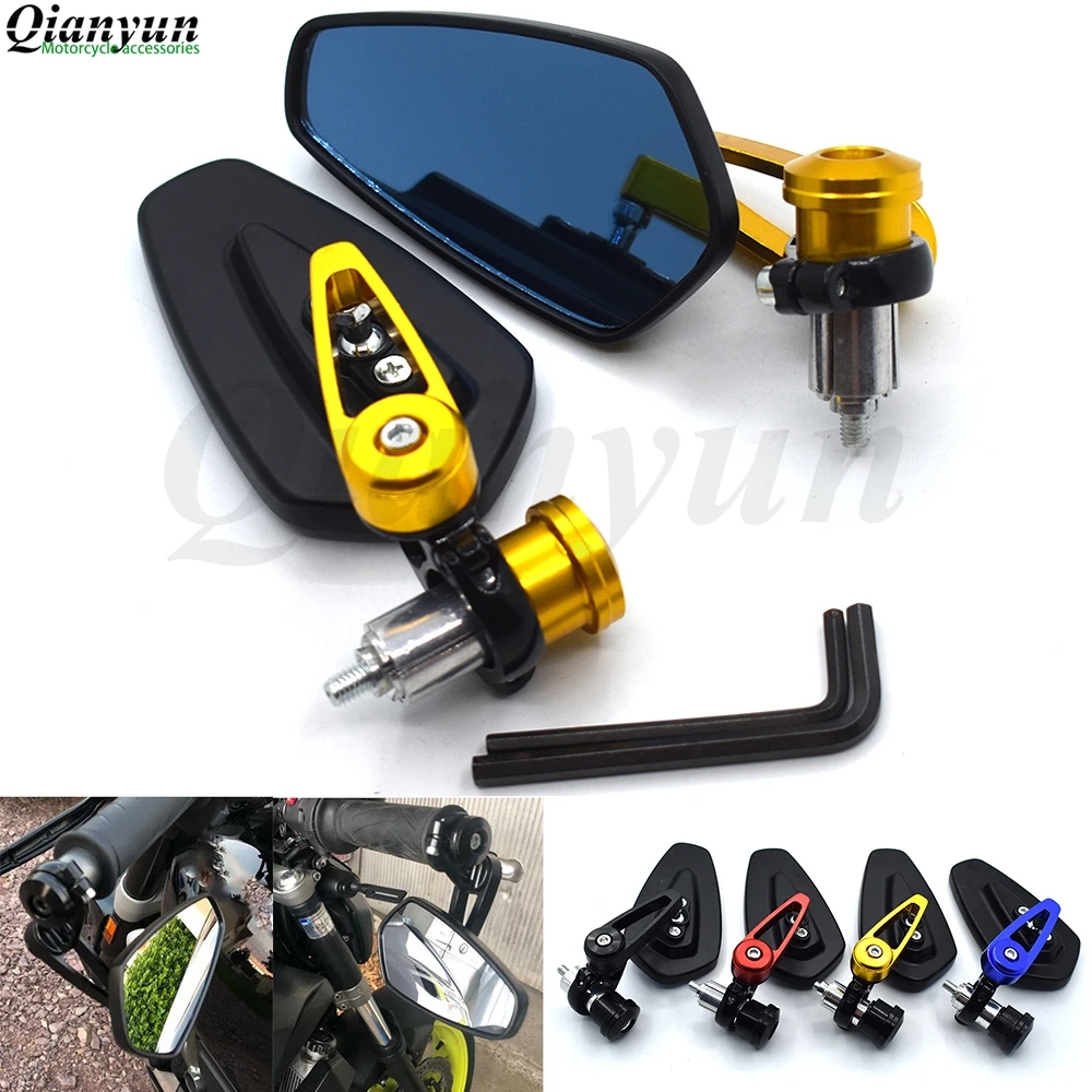 

Universal 22mm 7/8" motorcycle handlebar rear view mirror side mirror For KAWASAKI Z250 Z300 Z750 Z750S Z800 Z900 Z1000 Z1000SX