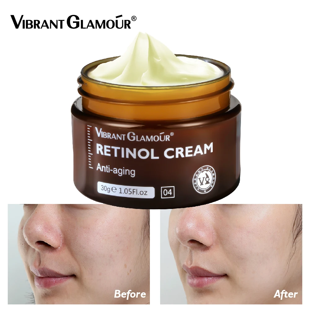 Крем для лица с ретинолом VIBRANT GLAMOUR омолаживающий удаляющий морщины укрепляющая