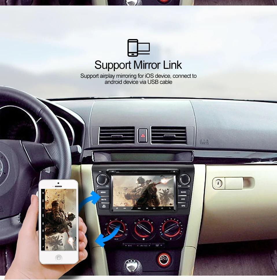 Asottu android 9,0 автомобильный dvd для Mazda 3 2004 2005 2006 2007 2008 2009 Автомобиль Радио gps навигации
