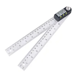Règle d'angle à affichage numérique, 200mm/outil de mesure de haute précision, affichage LCD haute définition 