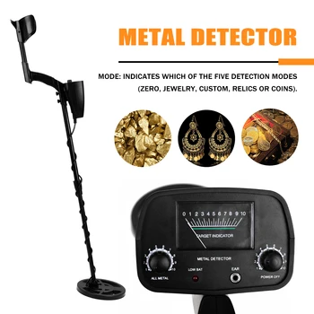 

Portable Easy Installation Underground Metal Detector High Sensitivity Jewelry Treasure Gold Metal Detecting Tool