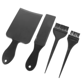 

4pcs Hair Dyeing Tools Professional Hair Coloring Board with Brushes Hair Salon Barber Shop Accessories