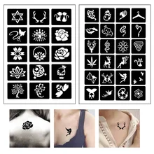 Henna Stencils Templates Tattoo-Supplies Patterns 5-000 Choosable Choosable