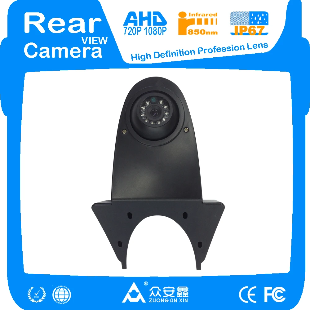 ZhongAnXin AHD 720P МП инфракрасная камера заднего вида с функцией ночного видения