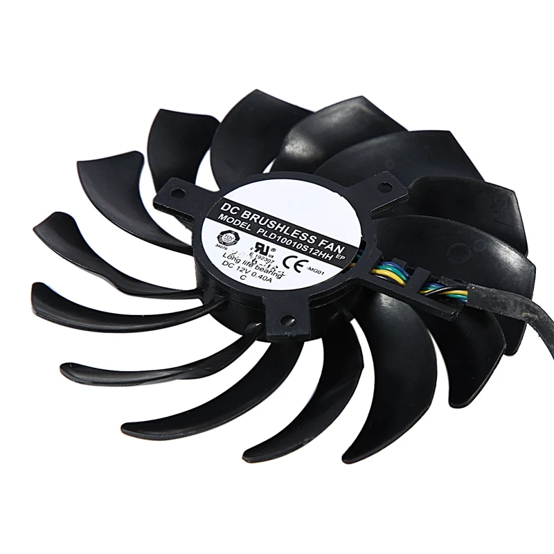 DC12V PLD10010B12HH 0.40A 4PIN вентилятор охлаждения для MSI GTX1080Ti 1080 1070 1060 RX470 480 570 580 изображения карты кулер PLD10010S