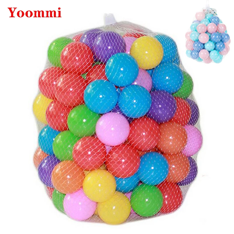 

Kids Ocean Balls Pool Balls Children Playpen Balls Colorful Soft Stress Air Juggling Balls Baby Toy Balls Sensory Toys Ball Pits