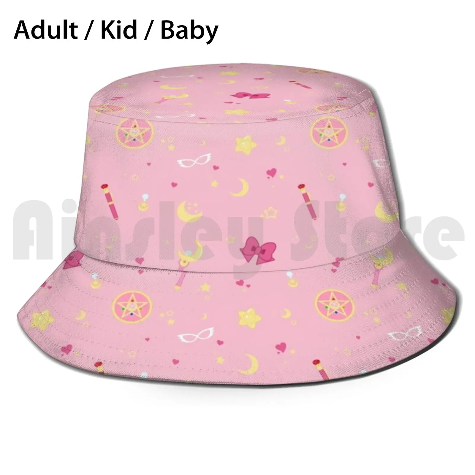 Sailor Moon Pattern Cappello Da Sole Pieghevole Protezione Uv Sailor Moon Sailormoon Sailor Moon Serena Tsukino Serena
