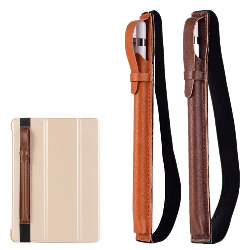 

1PCs Universal PU Touch Pen Case Holder Pencil Holder Portable Scratch Prevention Tablet Pen Protector Solid Color Leather Bags