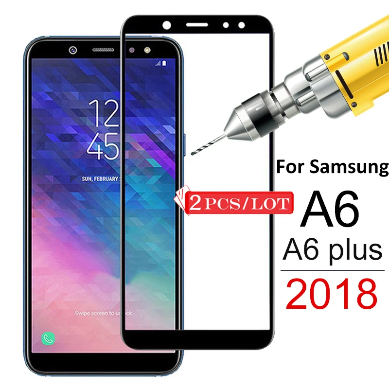 Защитное стекло для Samsung A6 Plus 2018 2 шт. | Мобильные телефоны и аксессуары