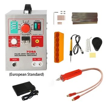 Best 220V Handheld Battery Spot Welder ES/US/AU/UK Plug Battery Welding Soldering Machine With 70B Spot Welding Pen For Battery Use