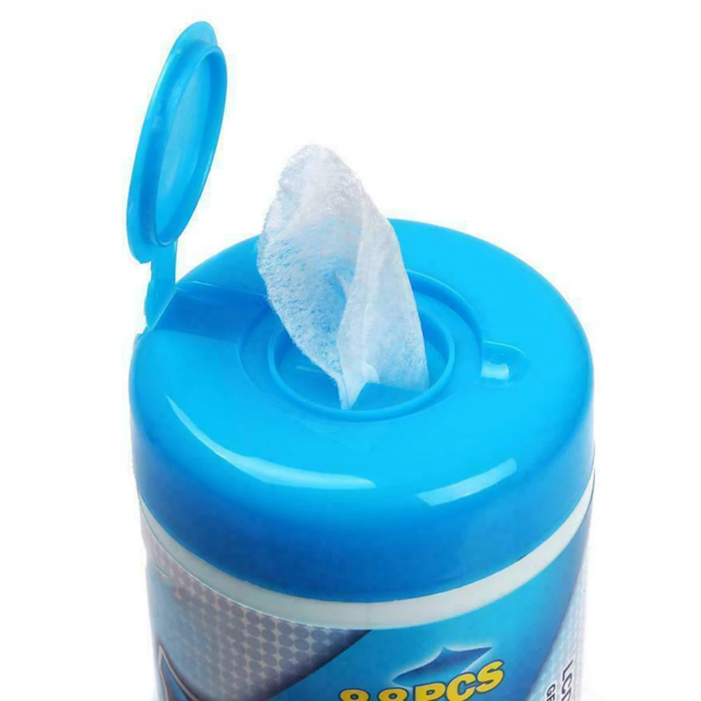 88Pcs/Box Cleaning Wet Wipes Soft Laptop Monitor LCD Phone Screen Lens Glass Wipes OD889