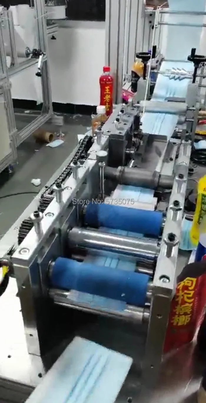 Полуавтоматическая Плоская Маска машина части сборки слайсер 120 шт/мин