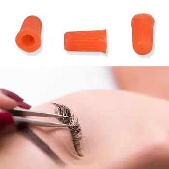 

10pcs Eyelash Glue Bottle Plug Blocking Needle for Eyelash Extensions Tools Red False Fake Eye lashes Beauty Makeup Tools