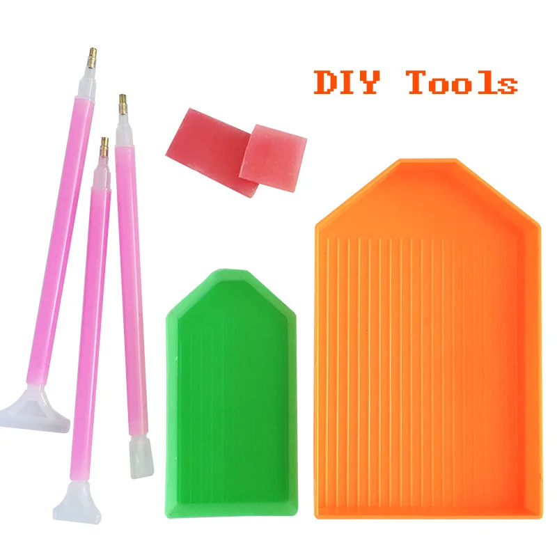 Горячая поднос со стразами и ручка DIY Инструменты для самодельные Украшения для ногтей Инструменты - Цвет: Pick up Tools 1 Set