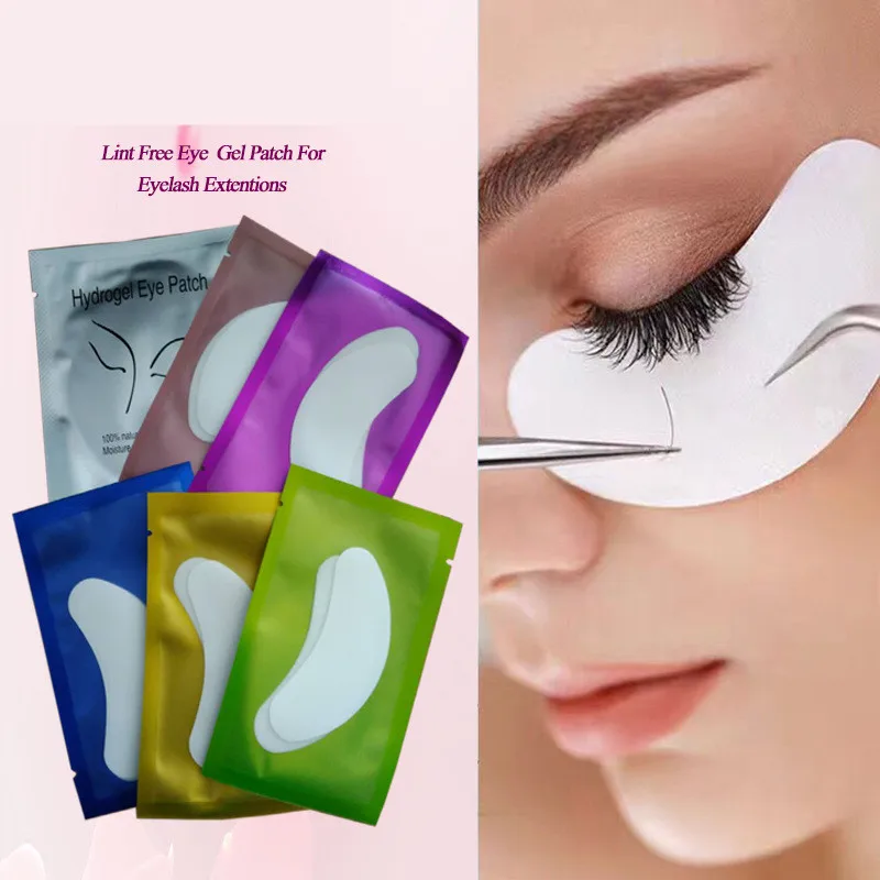 

100pairs Disposable Eye Pads Lash Paper Patches Moisture Eyelash Extension Eye Tips Sticker Wraps Make Up Tools Eyelash Pad